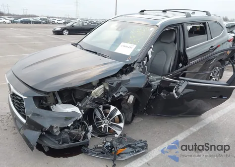 2022 Toyota Highlander Xle from USA, damaged, VIN 5TDGZRBH5NS247269